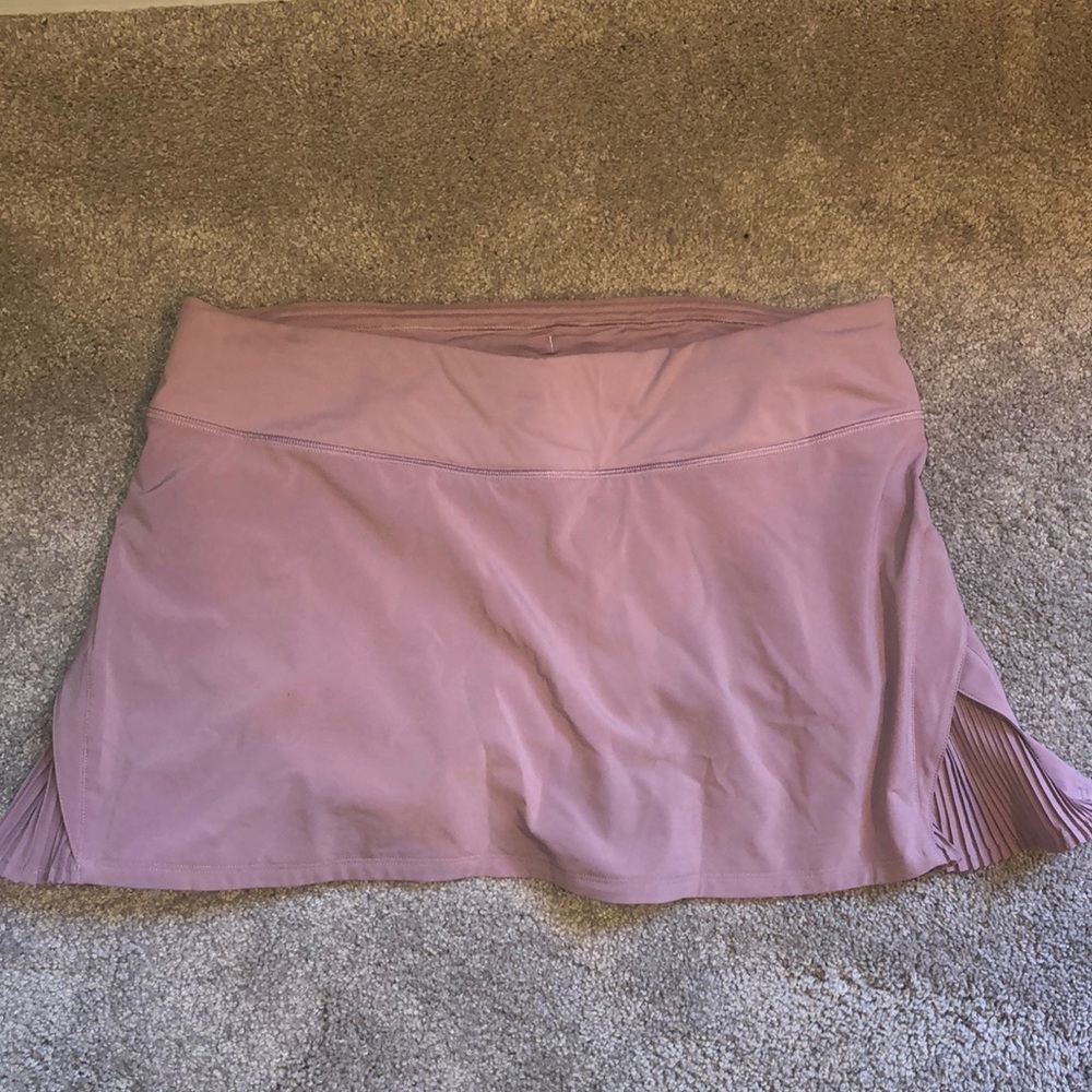 Play off the pleats skort